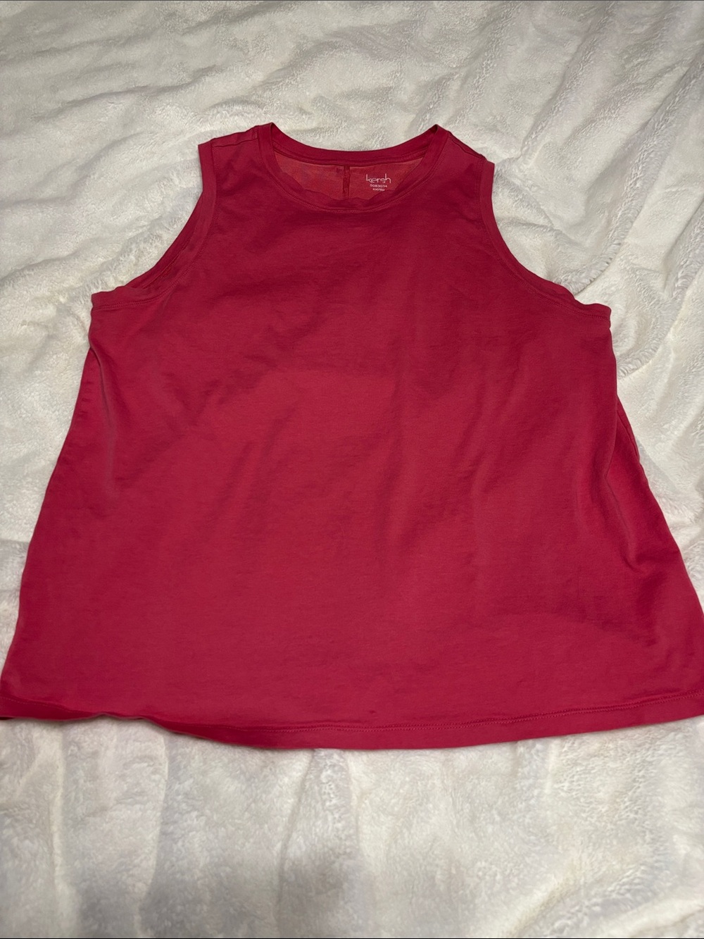 Kersh Women's Sleeveless Tank Top - Berry Red